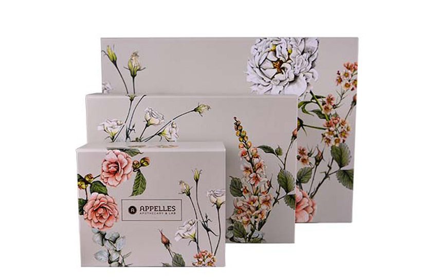 Floral gift boxes